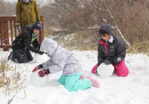 【那須平成の森】雪遊び