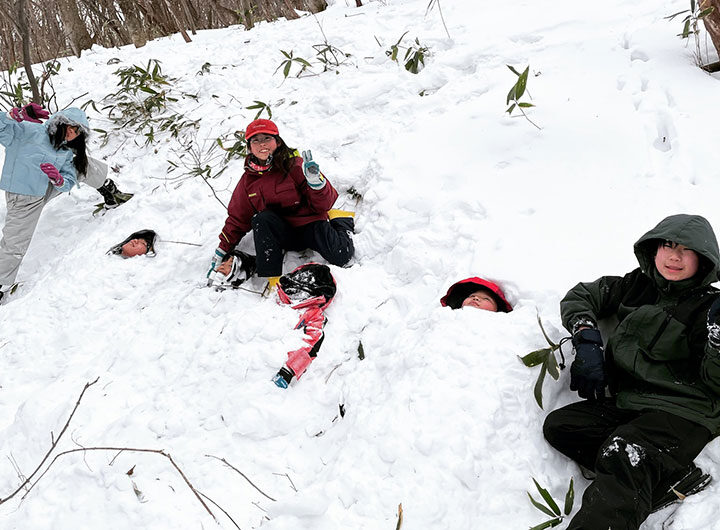 キッズスノーシューコース